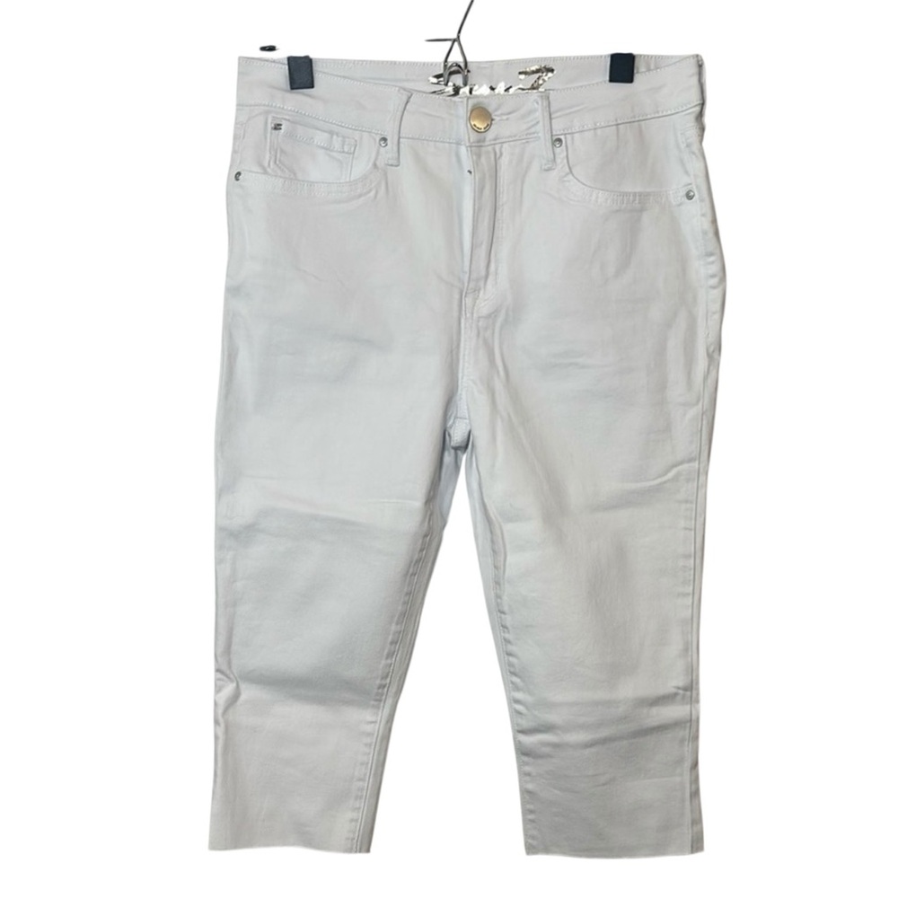 NWOT Seven7 Cropped White Jeans Size 8